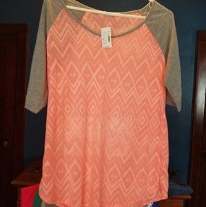 3/4 sleeve Maurice's top